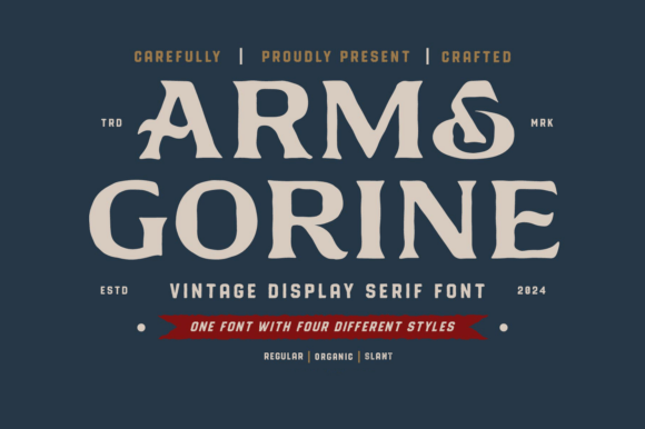 Arm Gorine: A Bold and Versatile Display Font