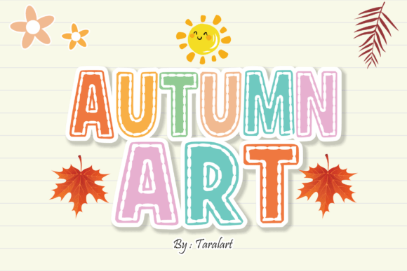 Autumnart Regular: A Versatile Display Font