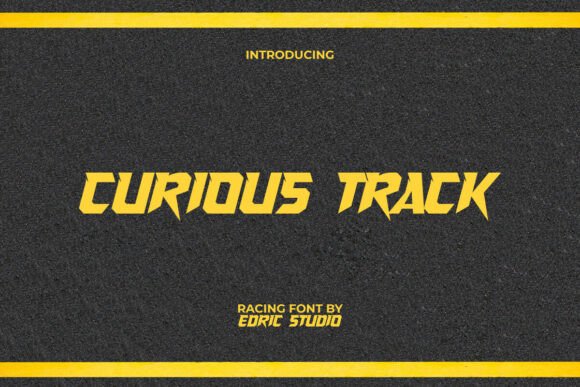 Boost Your Brand with Curioustrack: A Bold, Modern Typeface