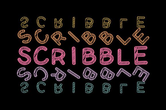 Boost Your Brand with Scribblepencil Stacked Font