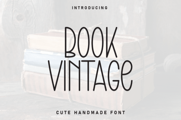 Bring Your Handmade Creations to Life with Book Vintage Font