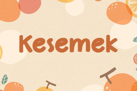 Discover Kesemek: A Refreshing Display Font for Your Next Project