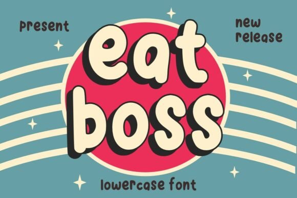 Eat Boss: A Friendly Display Font for Engaging Campaigns