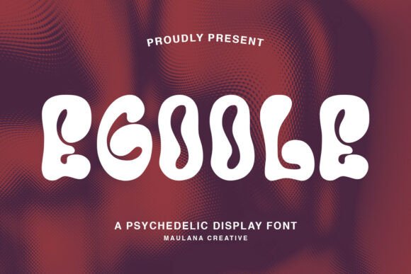 Egoole: A Groovy Display Font for Retro Web Design