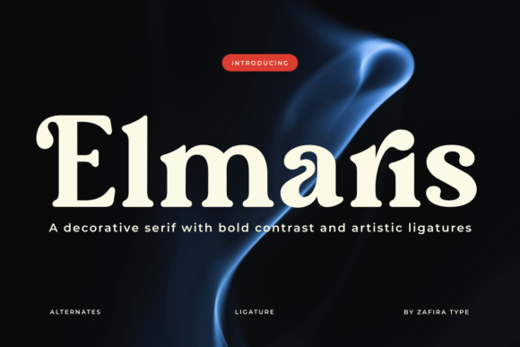 Elmaris: A Bold and Artistic Serif Font for Web Design
