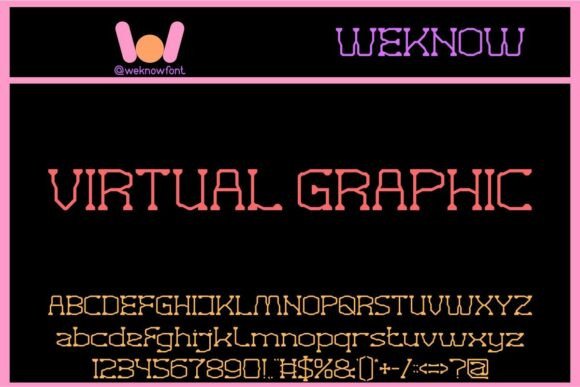 Enhance Your Brand with Virtual Graphic Font