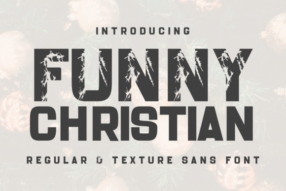 Enhance Your Editorial Design with Funnychristian Regular Font