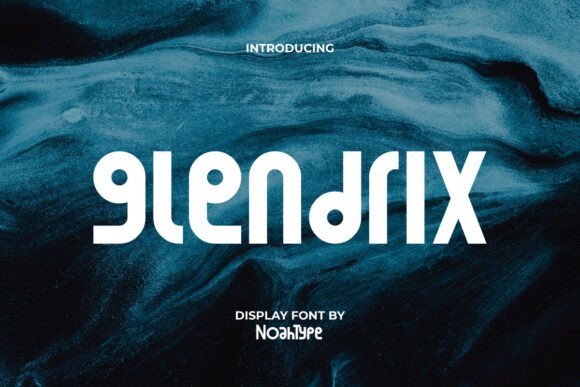 Glendrix: A Stylish Display Font for Crafters and Creators