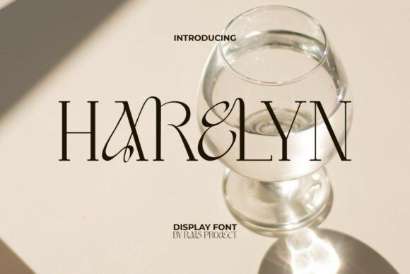 Harelyn: A Refined Serif Display Font for Web Design