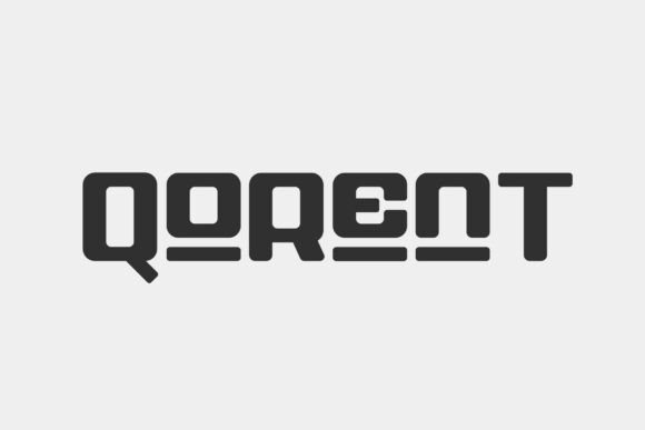 Qorent: A Modern Sans Display Font for Bold Branding