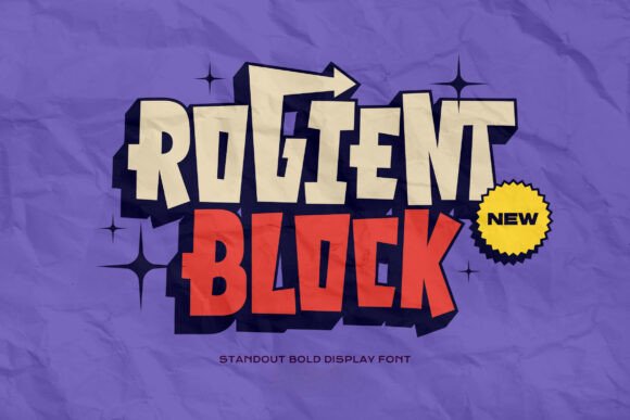 Rogient Block: A Bold and Versatile Display Font