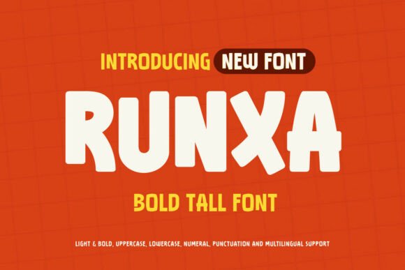 Runxa: The Bold Display Font for Eye-Catching Campaigns