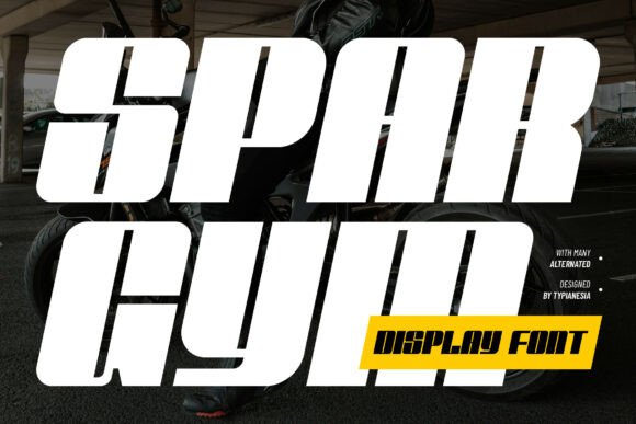 Spargym: A Bold Font for Modern Business Branding