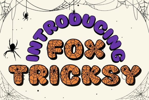 Spooky Fun with Fox Tricksy: A Charming Display Font