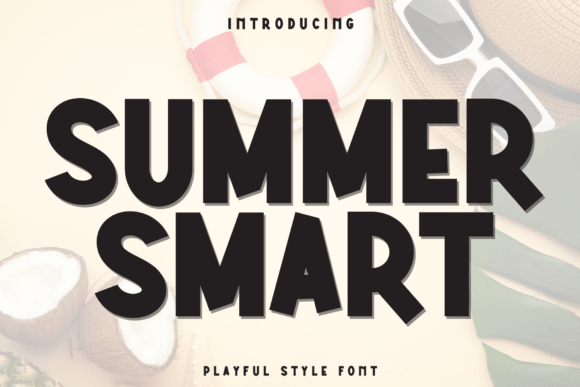 Summer Smart: A Bold and Playful Font for Vibrant Campaigns