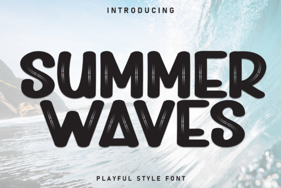 Summer Waves: A Charming Handwritten Font for Editorial Design