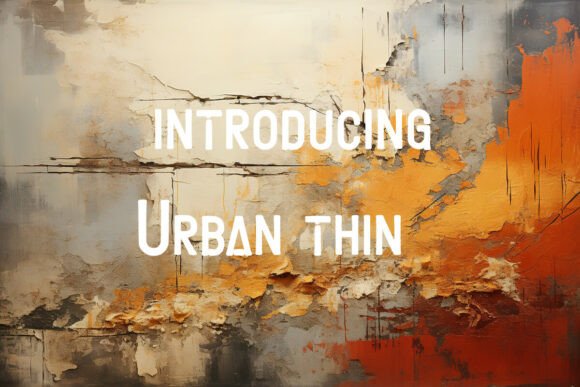 Urban Thin: A Versatile Font for Modern Web Design
