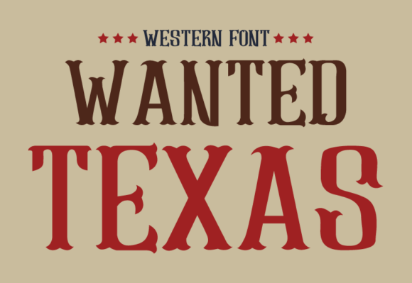 Wanted Texas: A Display Font for Editorial Charm